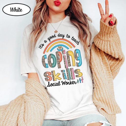 Social Worker Shirt It is A Good Day To Teach Coping Skills Retro Shirt For Social Worker Social Worker Gift UKYY040307