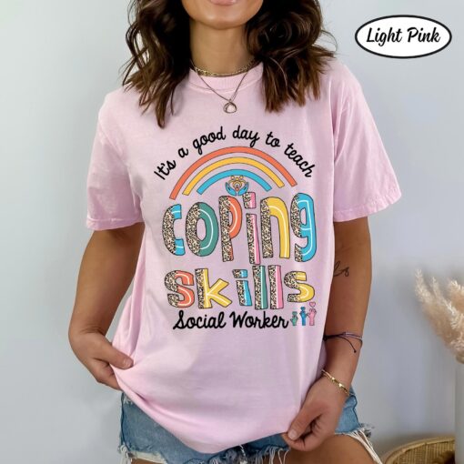 Social Worker Shirt It is A Good Day To Teach Coping Skills Retro Shirt For Social Worker Social Worker Gift UKYY040307 - Image 6