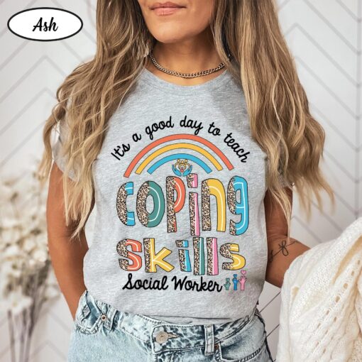 Social Worker Shirt It is A Good Day To Teach Coping Skills Retro Shirt For Social Worker Social Worker Gift UKYY040307 - Image 7